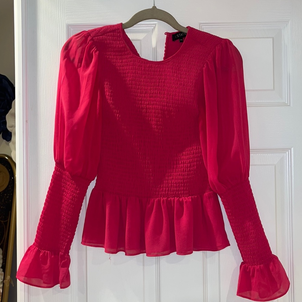 Pink Ruched Top